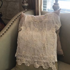 NWOT. Lace blouse